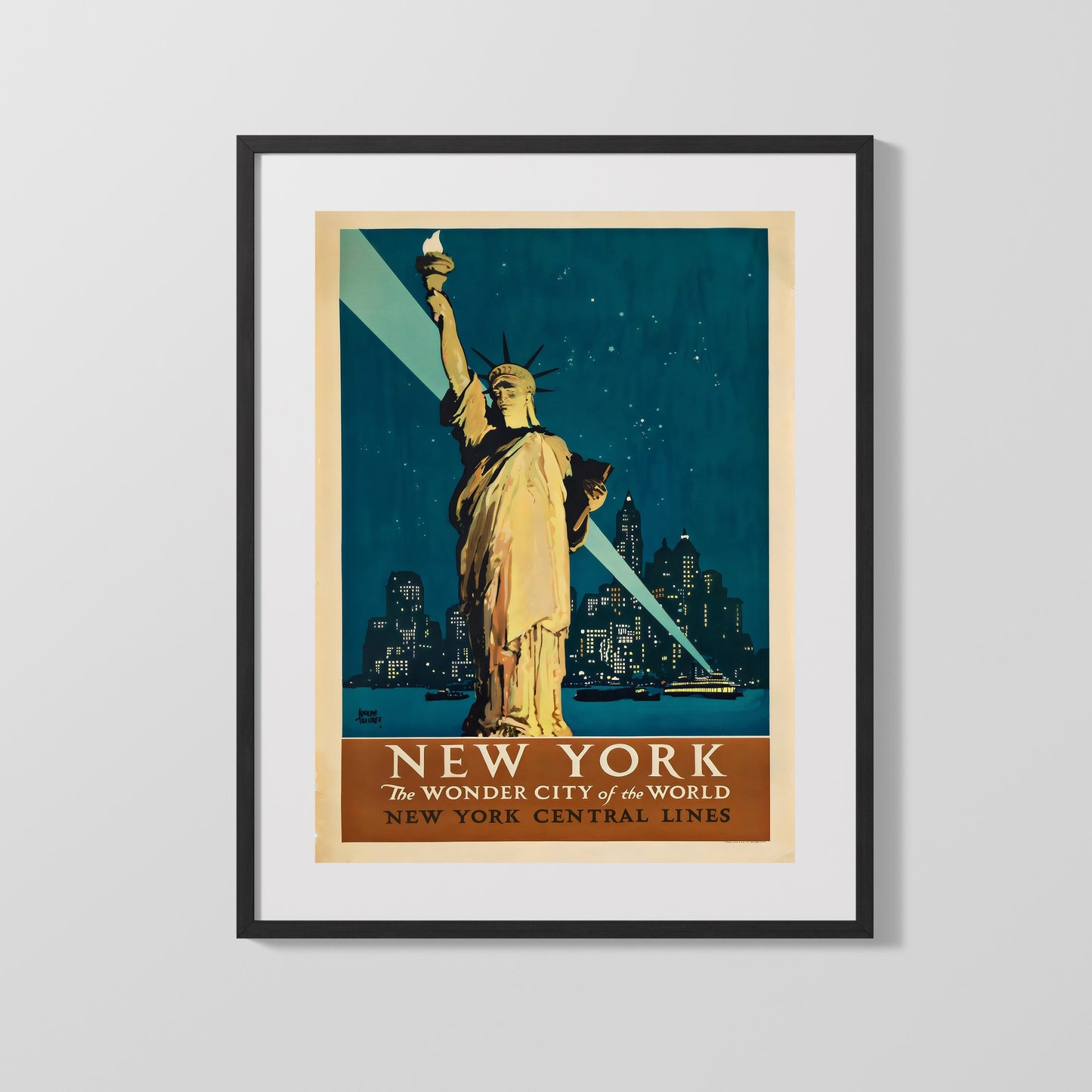 Classic Travel Poster - New York - UnitedAirlines