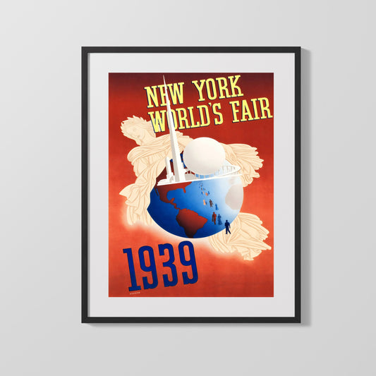 Classic Travel Poster - New York - United Airlines
