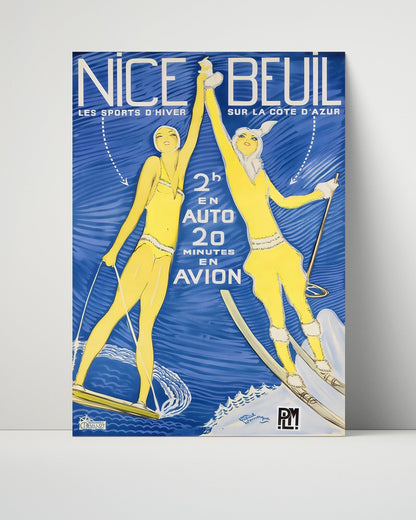 Classic Travel Unframed Poster -  Nice - Flower Festival