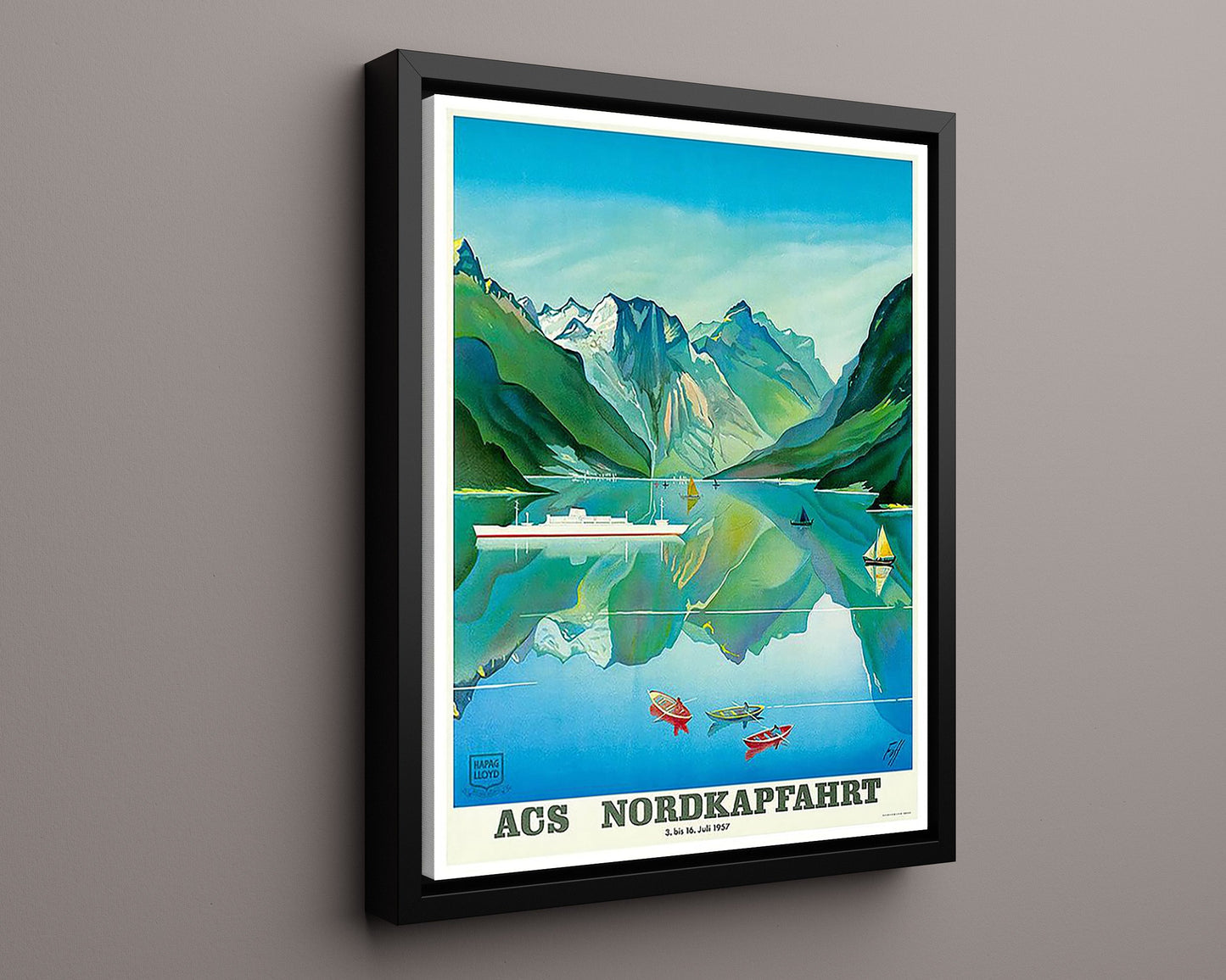 Classic Travel Poster - Norway - Nordkapp Cruise Poster