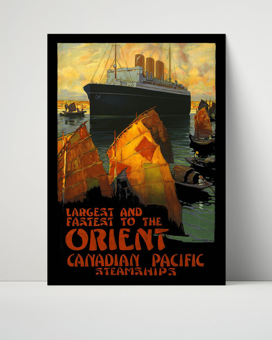 Orient Canadian Pacific Steamships - Travel - 16x20 Unframed Print