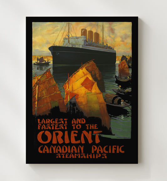 Orient Canadian Pacific Steamships - Travel - 20x24 Canvas