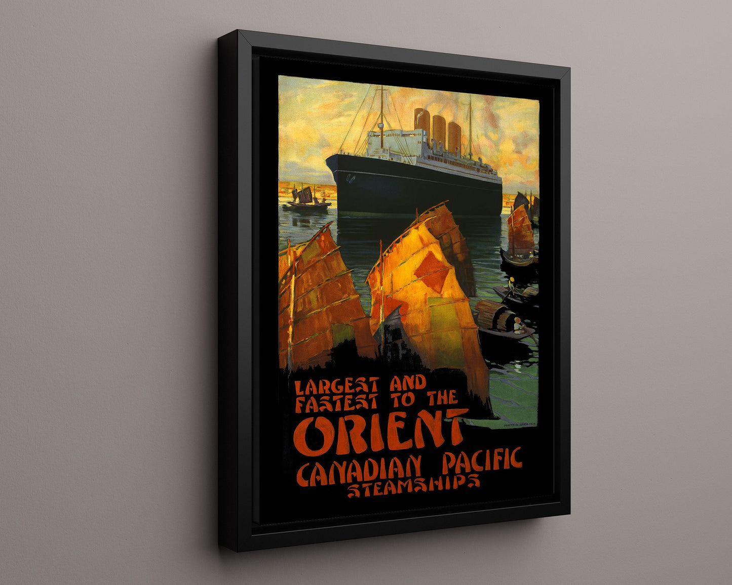 Classic Travel Poster - Orient - Canadian Pacific Steamships