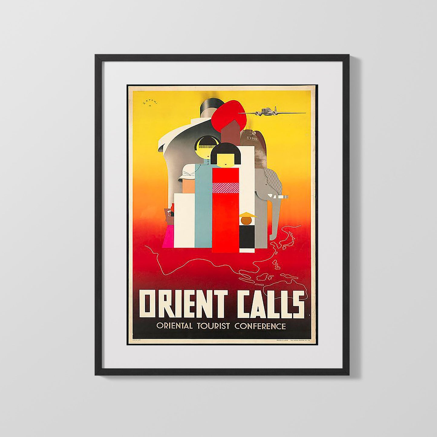 Classic Travel Poster - Orient Express - Compagnie Internationale
