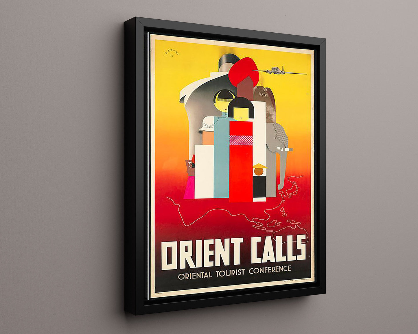 Classic Travel Poster - Orient Express - Compagnie Internationale