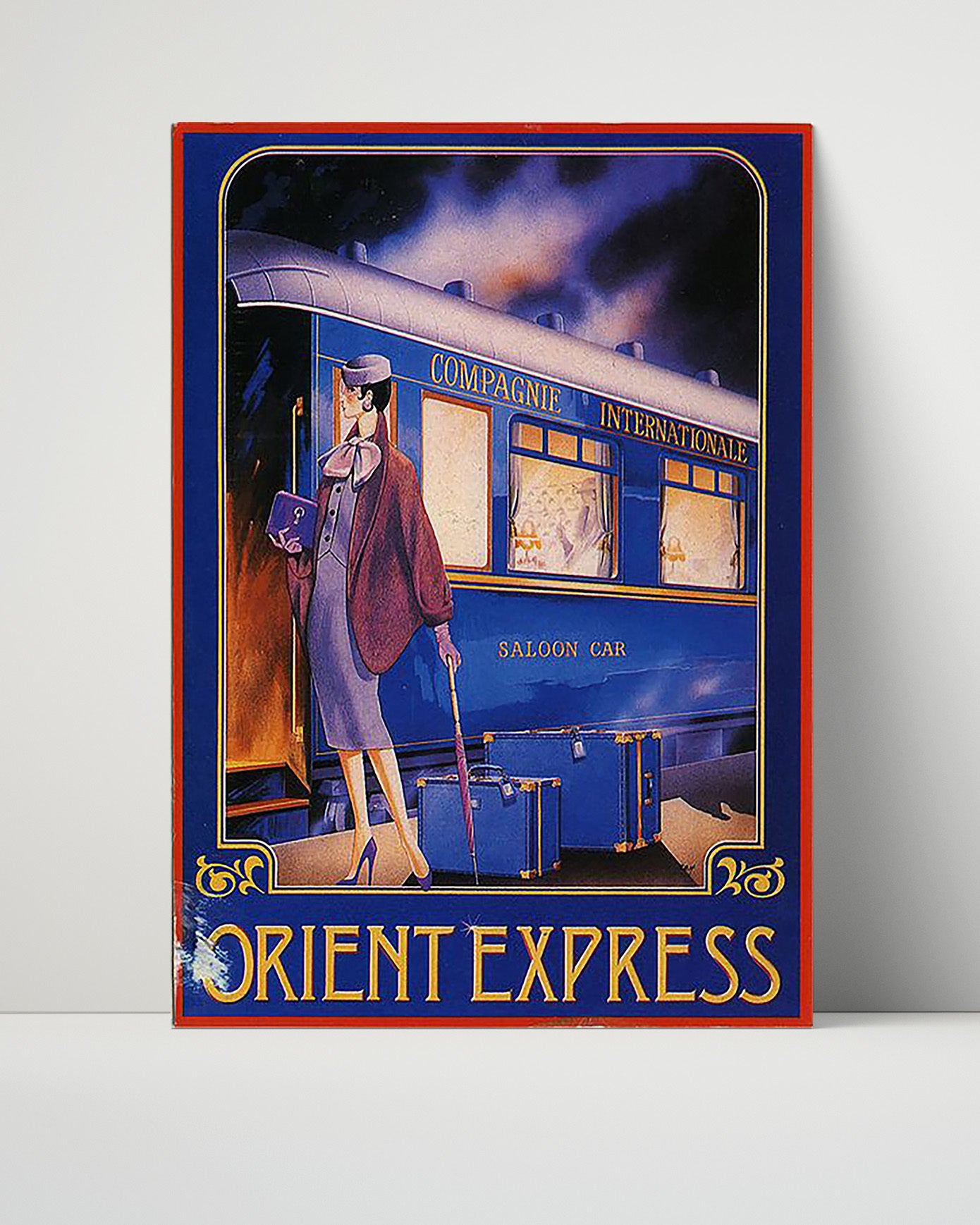 Orient Express Compagnie Internationale Vintage Travel Print 16x20 Unframed Print travel wall art print
