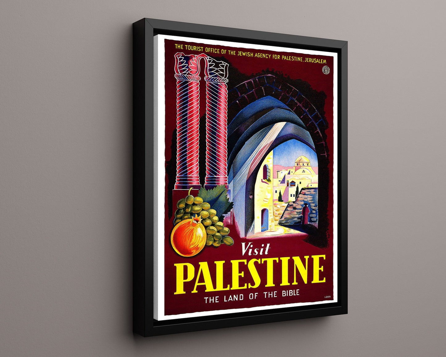 Classic Travel Poster - Palestine - Ancient Beauty