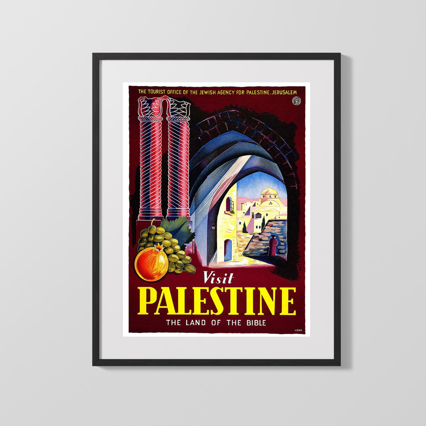 Classic Travel Poster - Palestine - Ancient Beauty