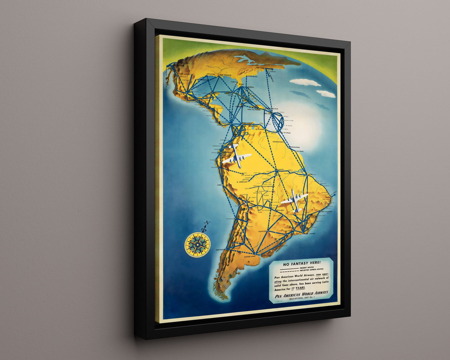 Classic Travel Poster - Panama - Canal