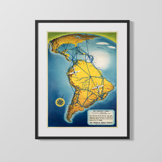Classic Travel Poster - Panama - Canal