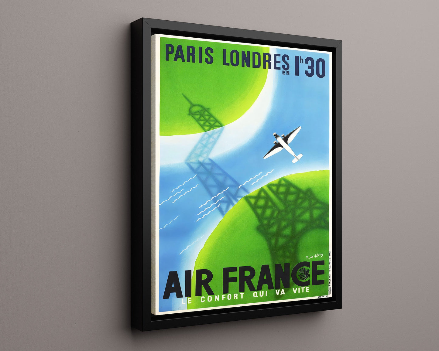 Classic Travel Poster - Paris Air France