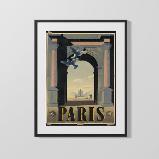Classic Travel Poster - Paris Algiers - Ville dAlger Ship