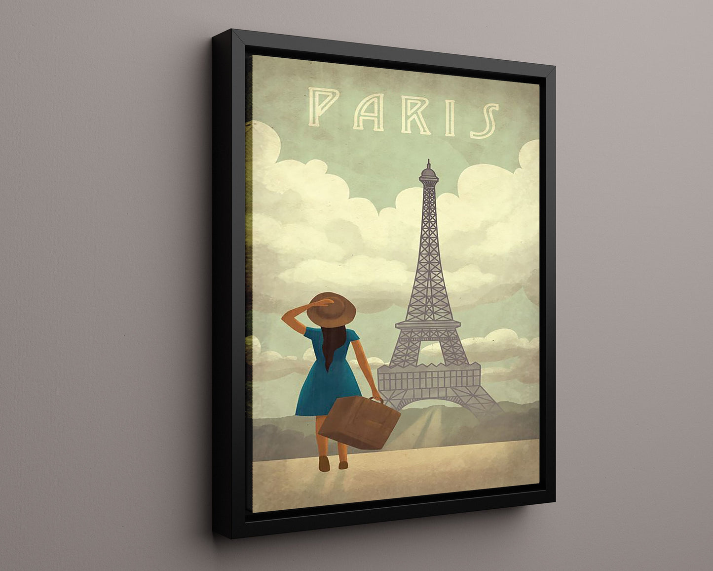 Classic Travel Poster - Paris - Champs Elysees