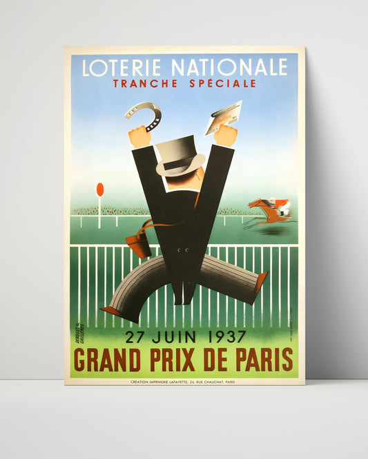 Paris Grand Prix de Paris 1937 - Travel - 16x20 Unframed Print