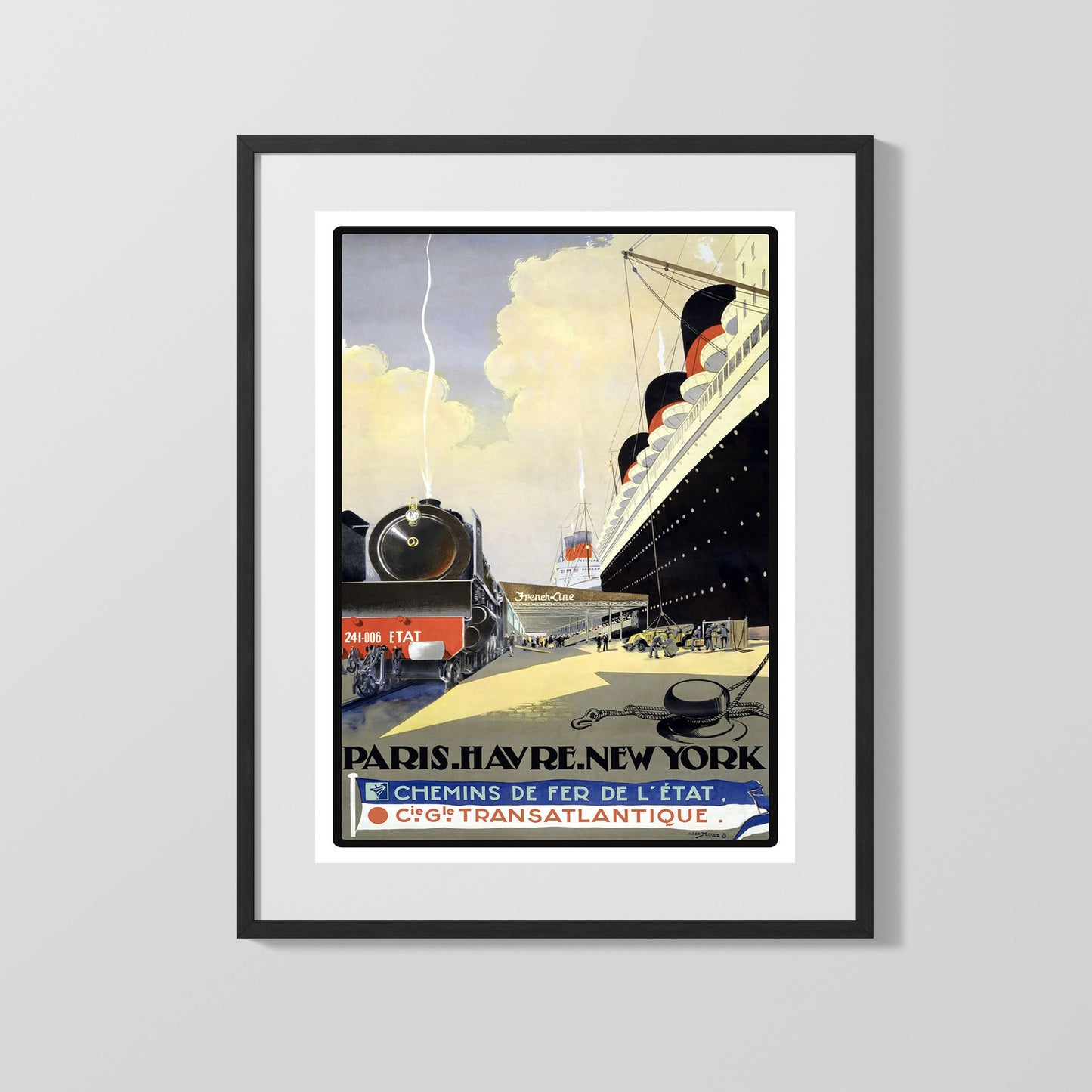 Classic Travel Poster - Paris - Grand Prix de Paris 1936