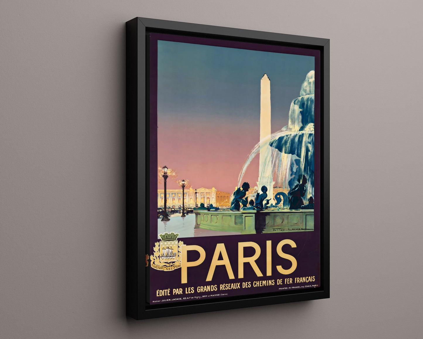 Classic Travel Poster - Paris - Montmartre
