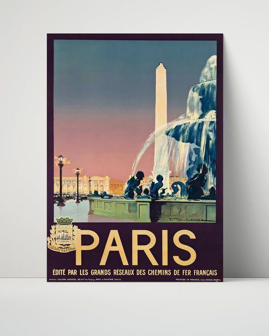 Classic Travel Unframed Poster -  Paris - Montmartre