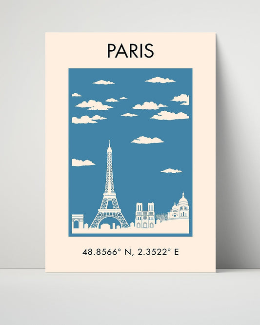 Classic Travel Unframed Poster -  Paris - Place de la Concorde