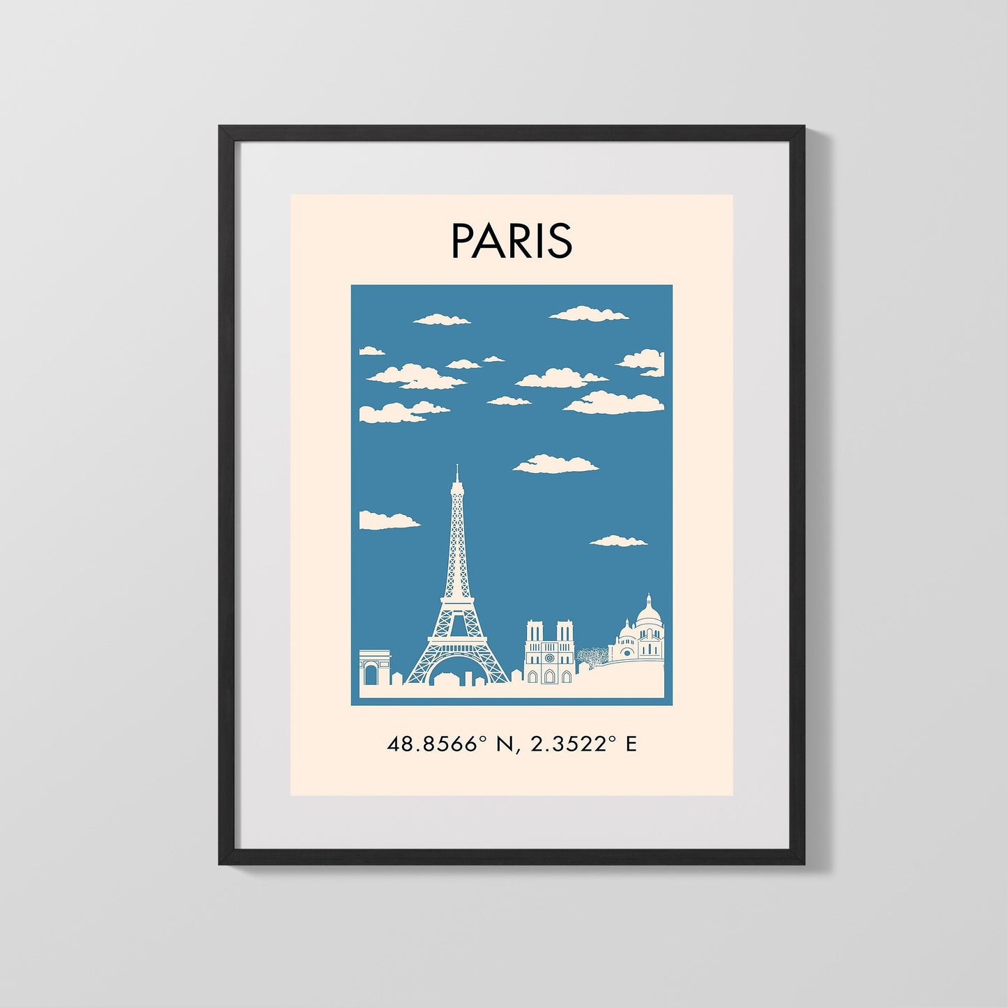 Classic Travel Poster - Paris - Place de la Concorde