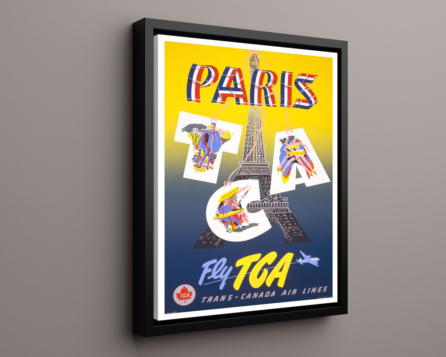 Classic Travel Poster - Paris - Pont Neuf River Scene