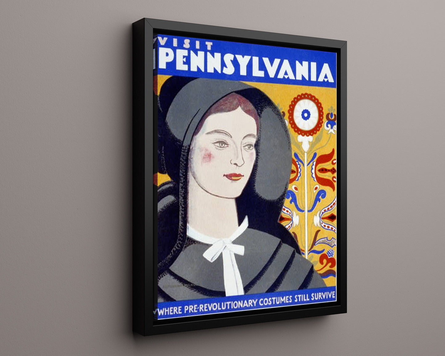 Classic Travel Poster - Pennsylvania - Amish Country