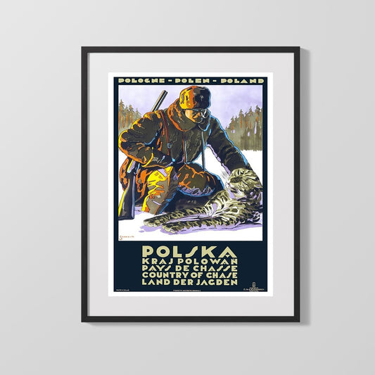 Classic Travel Poster - Poland - Country of Chase