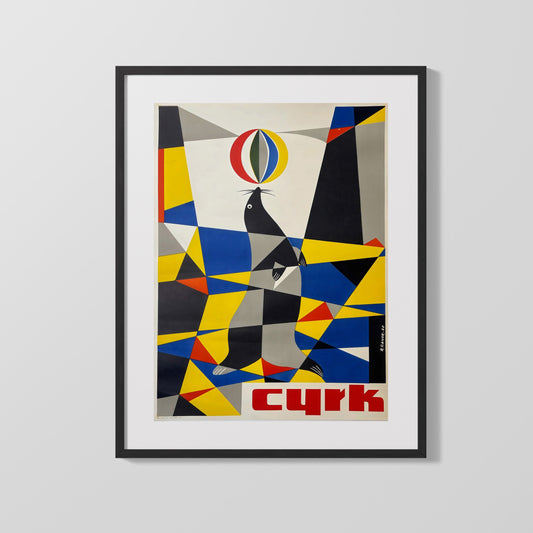Classic Travel Poster - Poland - Cyrk Seal