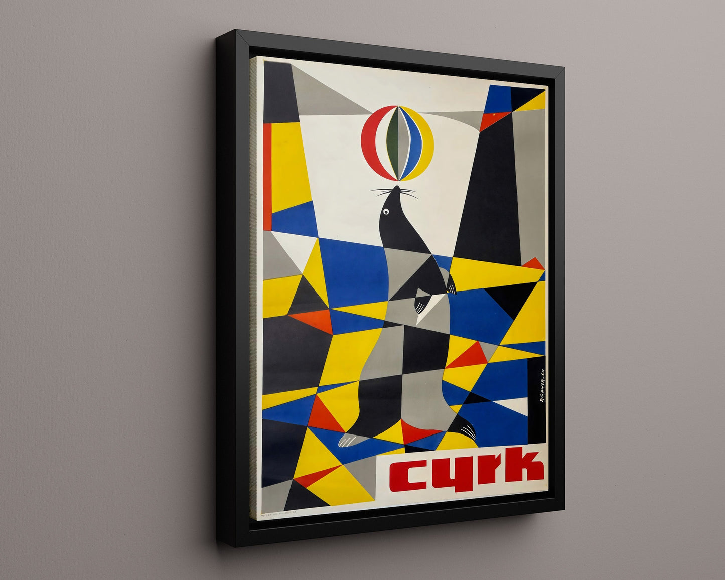 Classic Travel Poster - Poland - Cyrk Seal