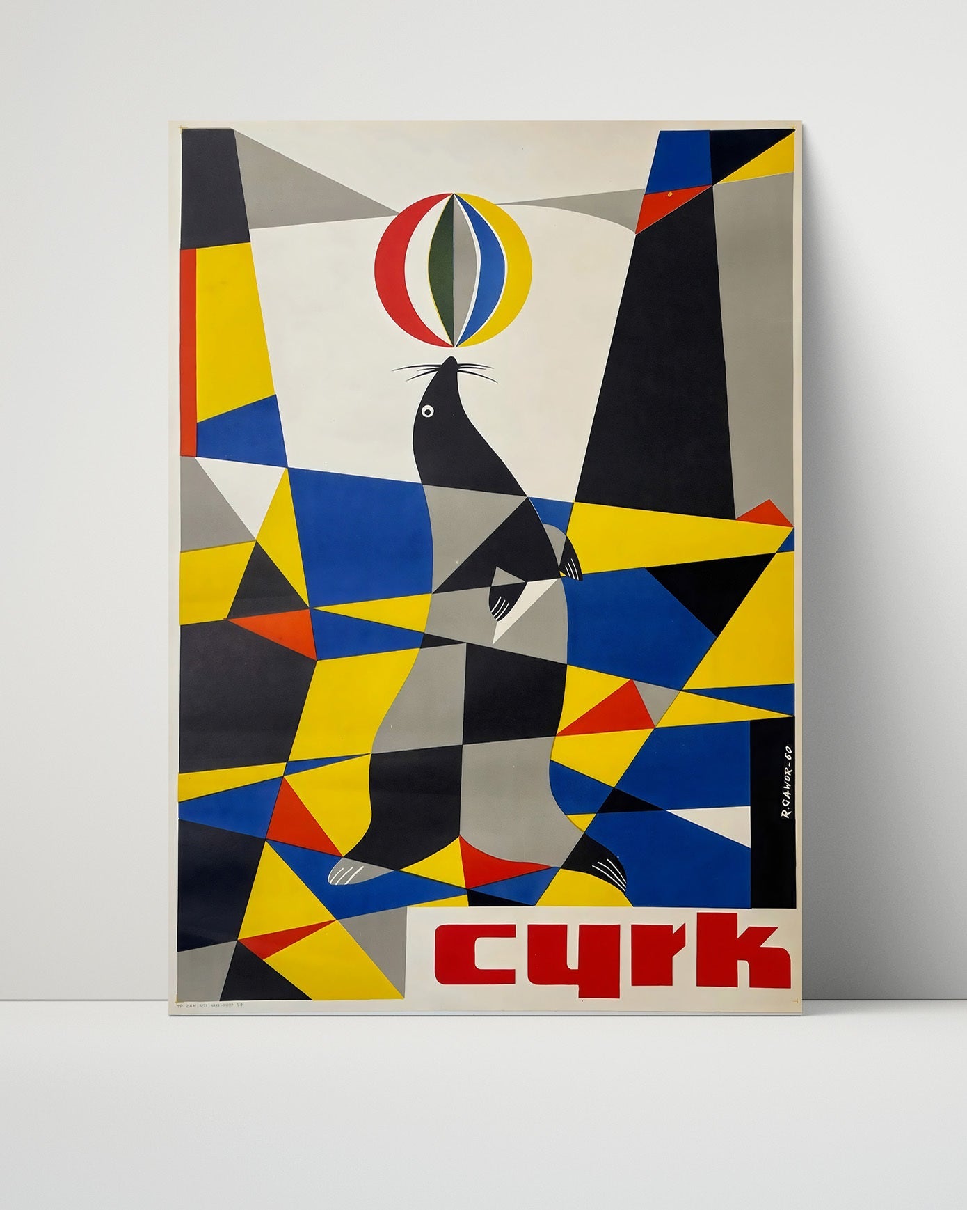 Classic Travel Poster - Poland - Cyrk Seal