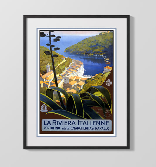 Portofino Italian Riviera - Travel - 16x20 Gallery Frame
