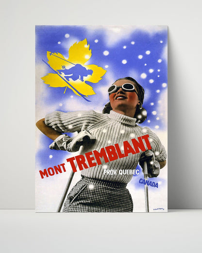 Classic Travel Unframed Poster -  Quebec - Mont Tremblant