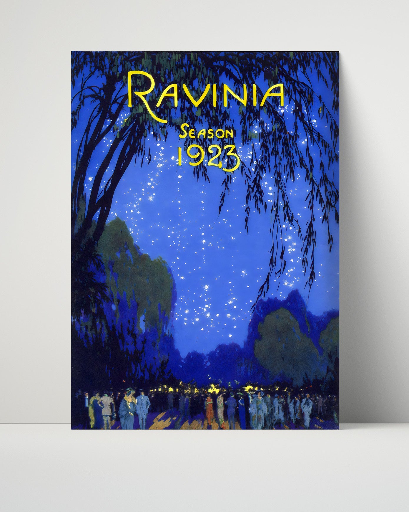 Ravinia Music Festival 1923 Vintage Travel Print 16x20 Unframed Print travel wall art print
