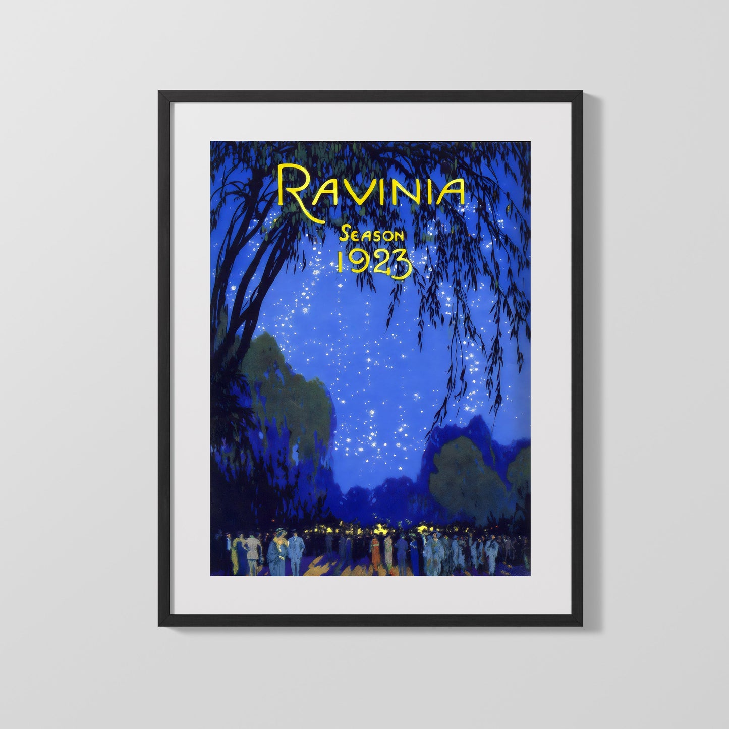 Classic Travel Poster - Ravinia - Music Festival 1923