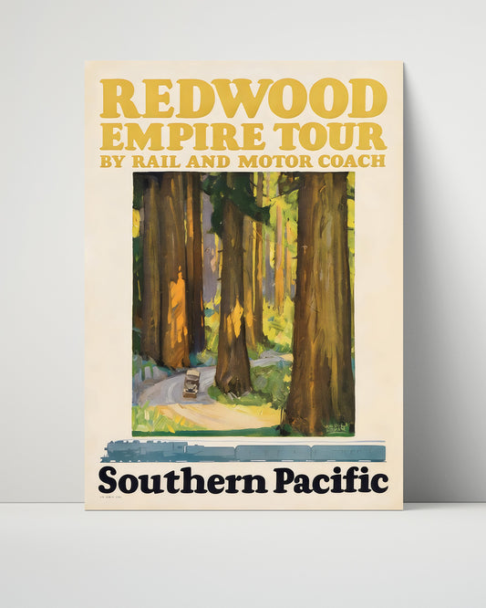 Redwood Southern Pacific - Travel - 16x20 Unframed Print