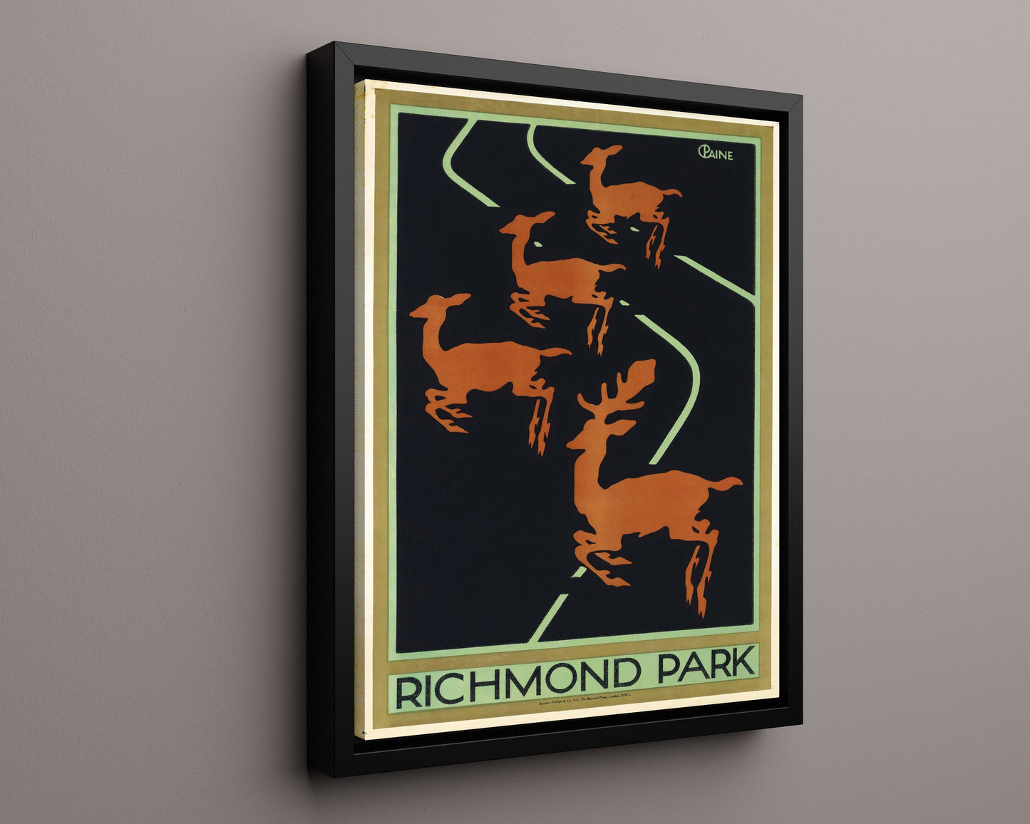 Classic Travel Poster - Richmond - RichmondPark