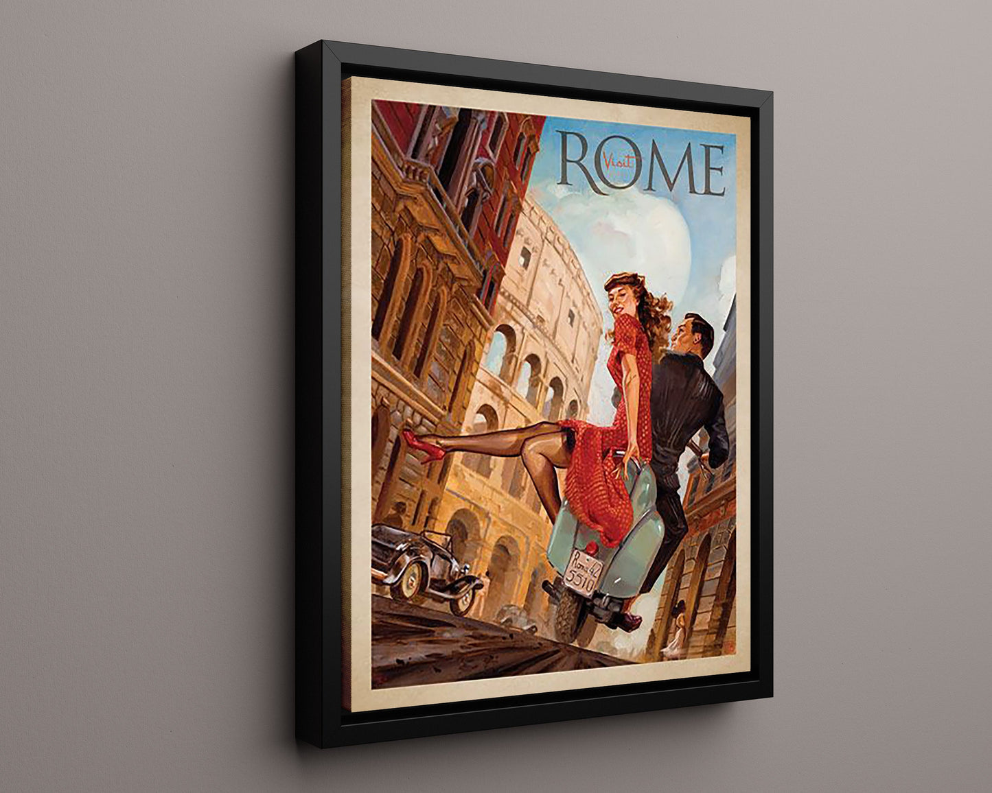 Classic Travel Poster - Rome - Italy