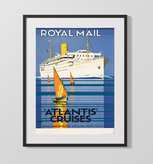Royal Mail Atlantis Cruises - Travel - 16x20 Gallery Frame