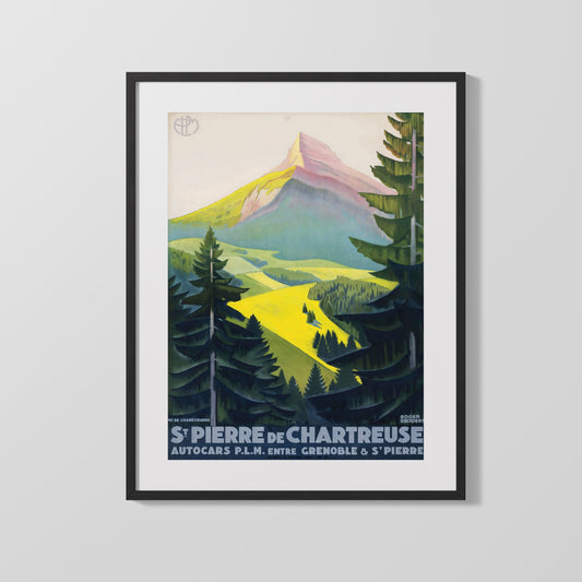 Classic Travel Poster - Sainte-Croix - Ski