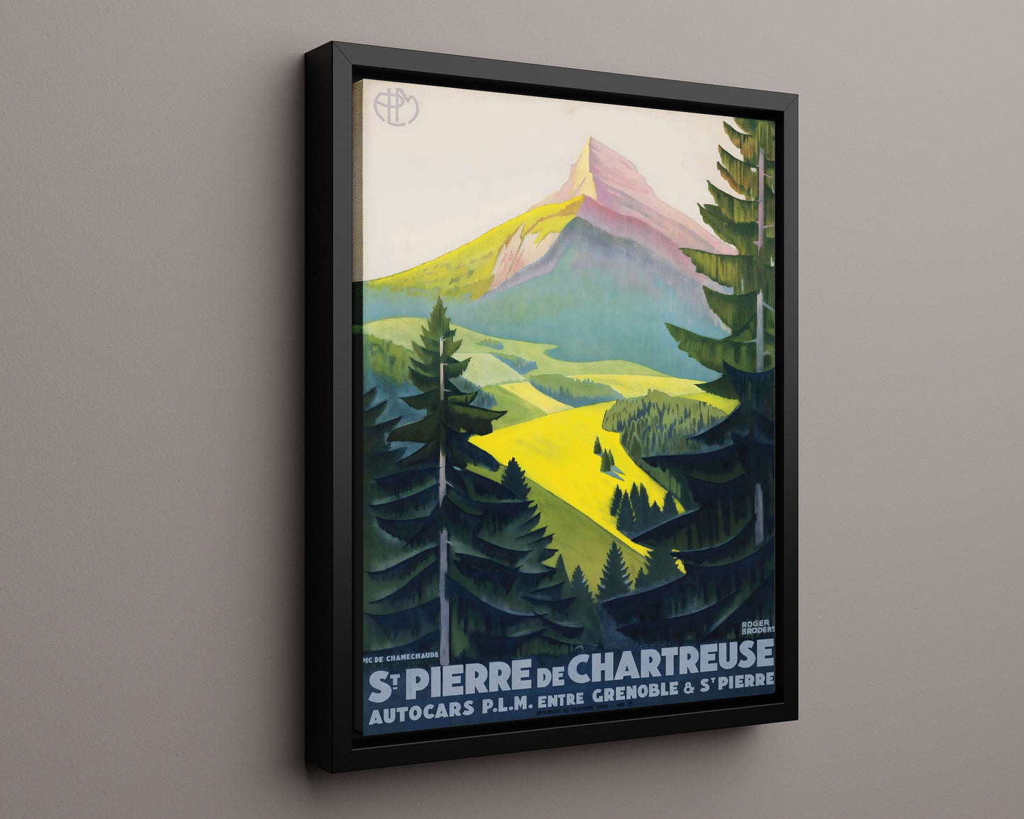 Classic Travel Poster - Sainte-Croix - Ski