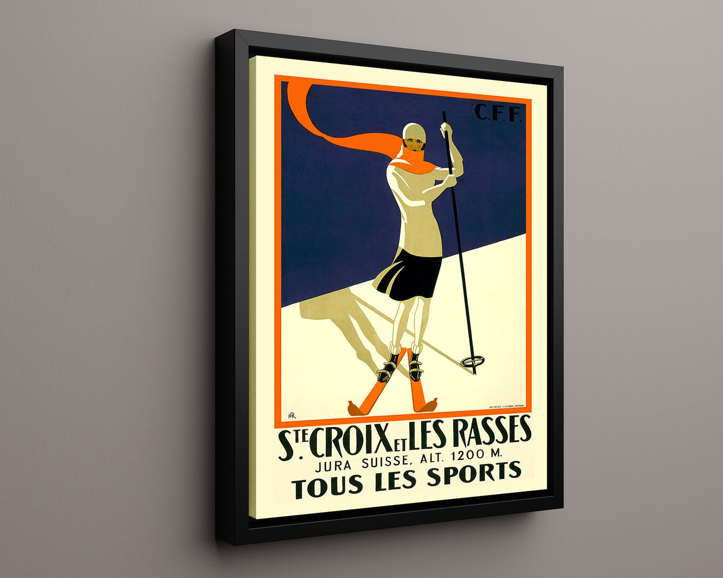 Classic Travel Poster - Sainte-Maxime - Cote dAzur Beach