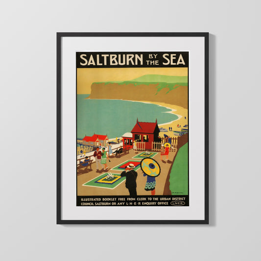 Classic Travel Poster - Saltburn - By the Sea