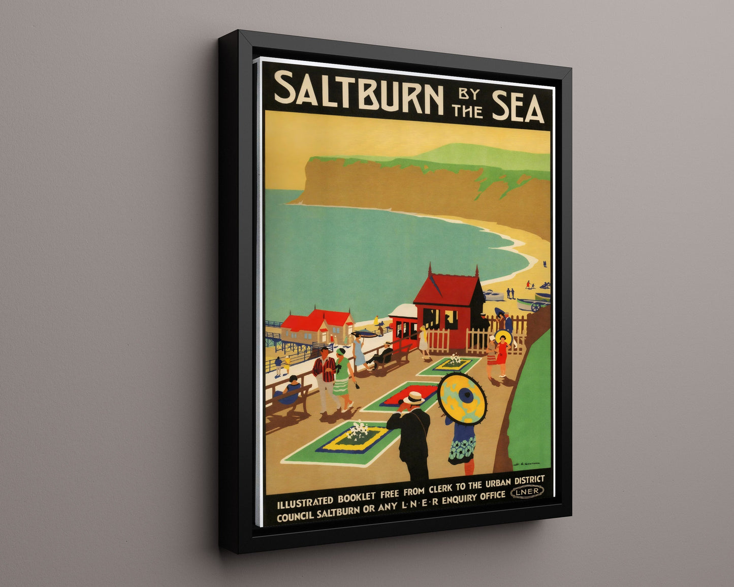 Classic Travel Poster - Saltburn - By the Sea
