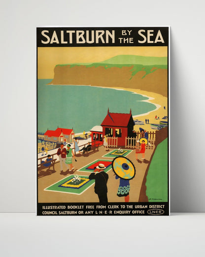 Classic Travel Unframed Poster -  Saltburn - By the Sea