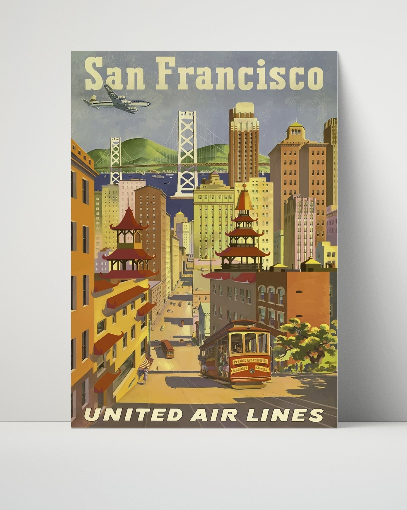 Classic Travel Unframed Poster -  San - Francisco