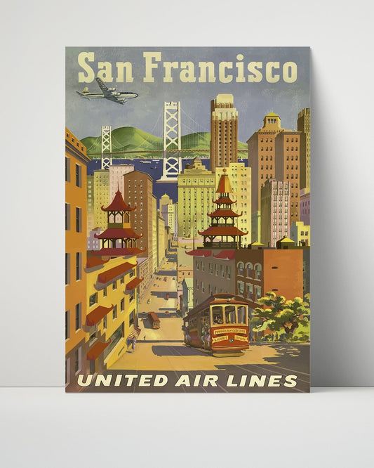 Classic Travel Unframed Poster -  San - Francisco