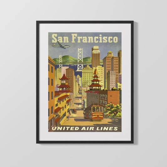 Classic Travel Poster - San - Francisco