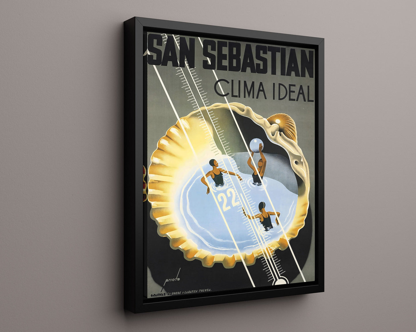 Classic Travel Poster - Sanremo - Poster