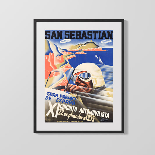 Classic Travel Poster - San Sebastian - Clima Ideal