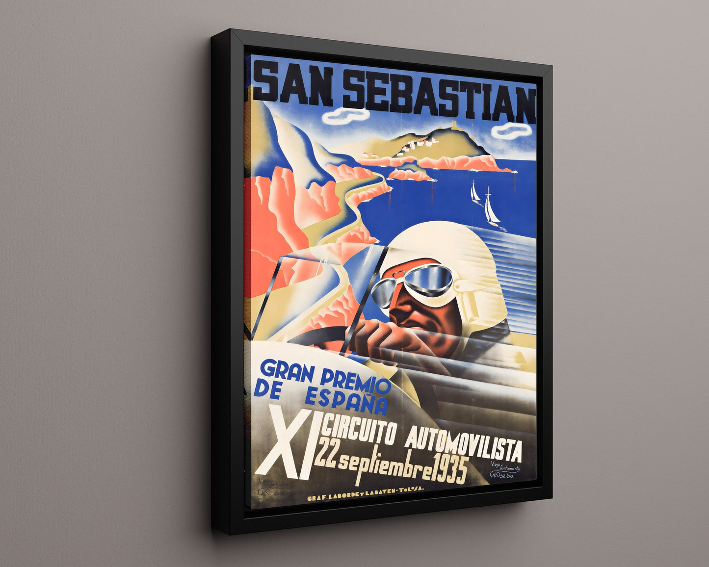 Classic Travel Poster - San Sebastian - Clima Ideal