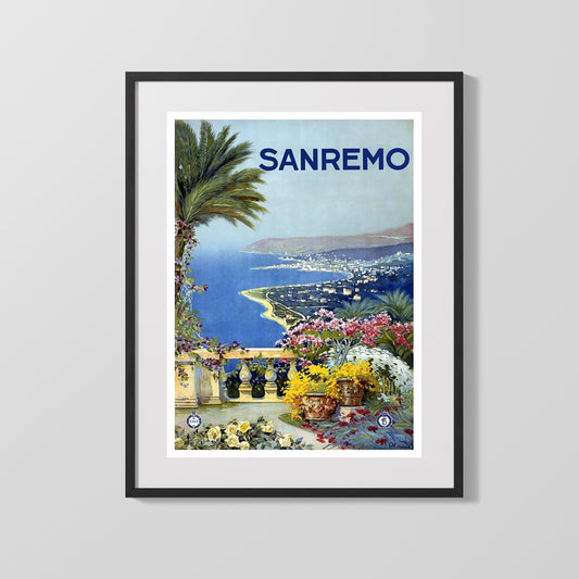 Classic Travel Poster - San Sebastian - Grand Prix 1935